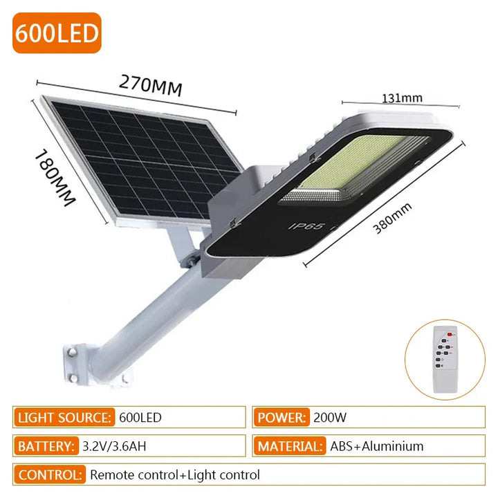 Lisslune | Heavy-Duty Outdoor Solar Security Waterproof Light