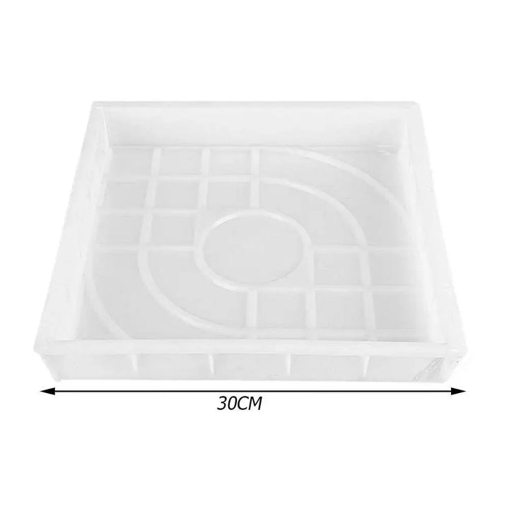 Lisslune | DIY Plastic Tile Mold for Garden Paths - Heavy Cement Stepping Stone Maker