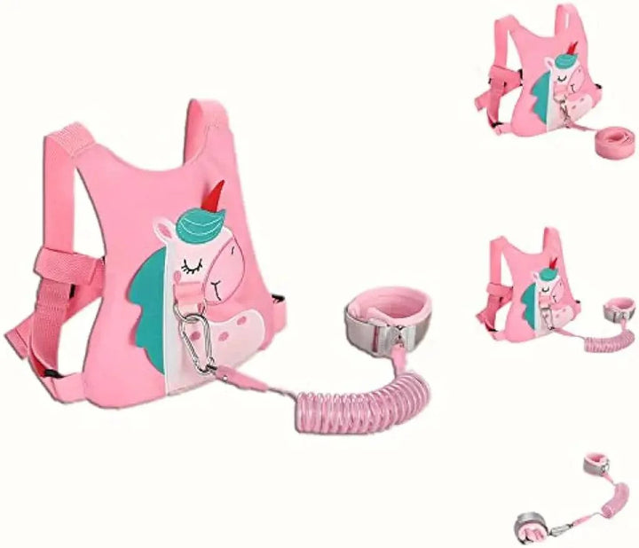 Lisslune | Charming Toddler Safety Backpack with Angel Wings and Anti-Loss Wrist Connection