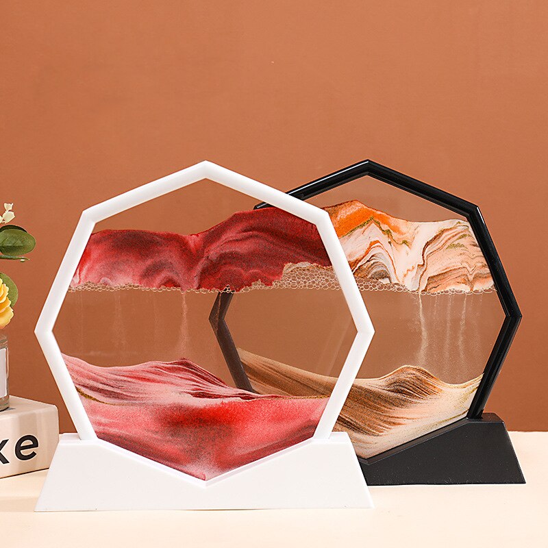 Lisslune | Deep Sea Flowing Hexagon Sand Decor