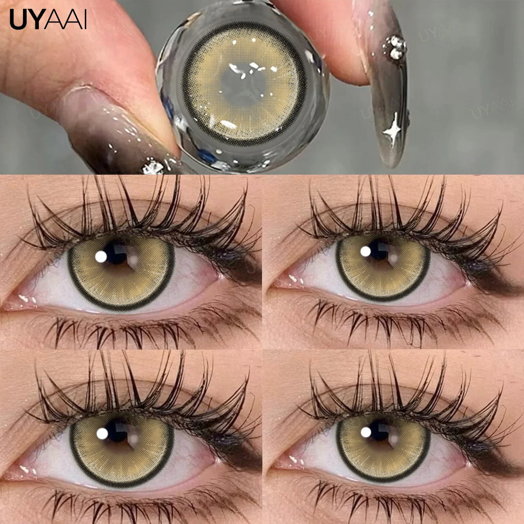 Rynx | Green contact lenses for eyes Cosmetic gray eye lenses y2k Korean style beauty eye color blue lenses