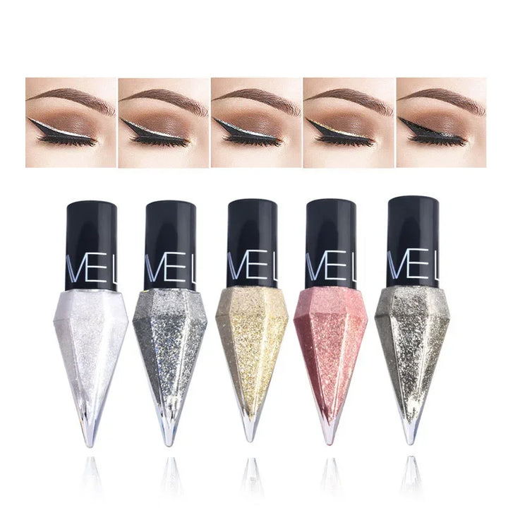 Rynx | Pearl Diamond Gold Liquid Eyeshadow Eyeliner Stick Waterproof Glitter Sequins Rose Gold White Eyeliner Pencil Korean Makeup