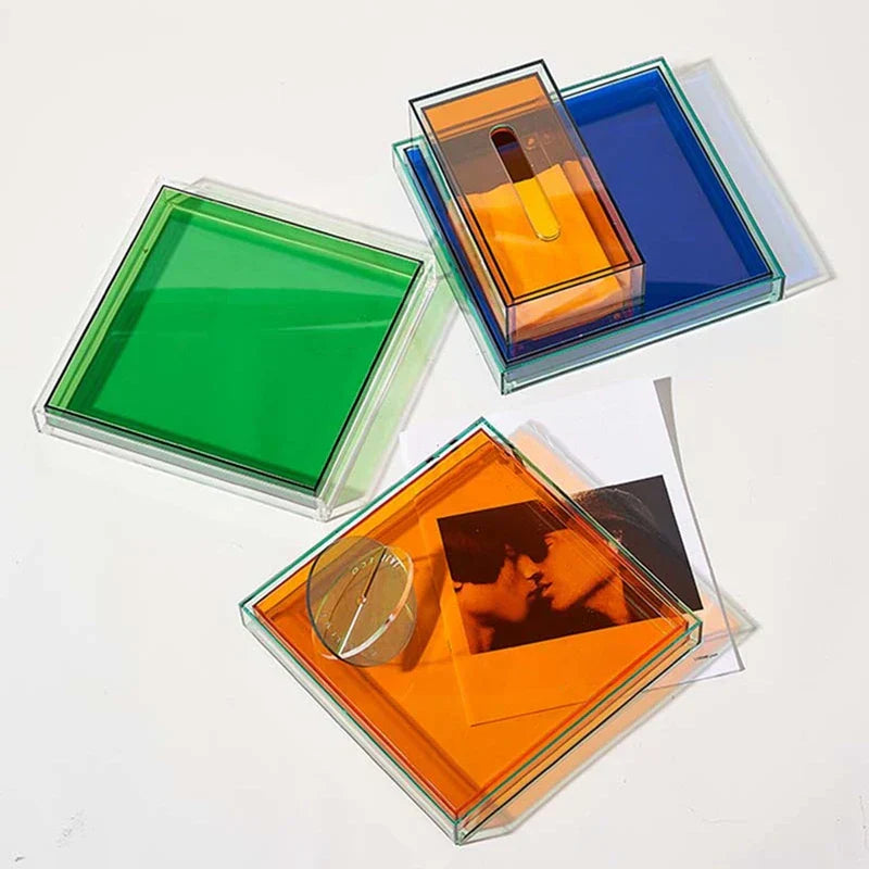 Lisslune | Acrylic Serving Tray in "Color Pop"
