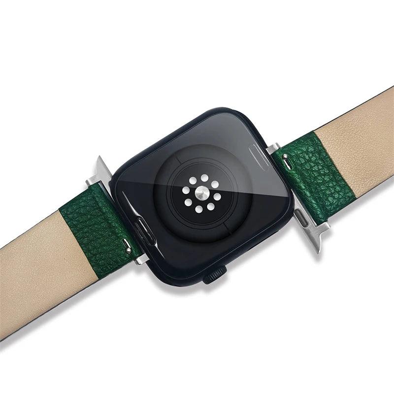 Lisslune | Crumb Glitter Leather Apple Watch Band - Luxe Sparkle Strap