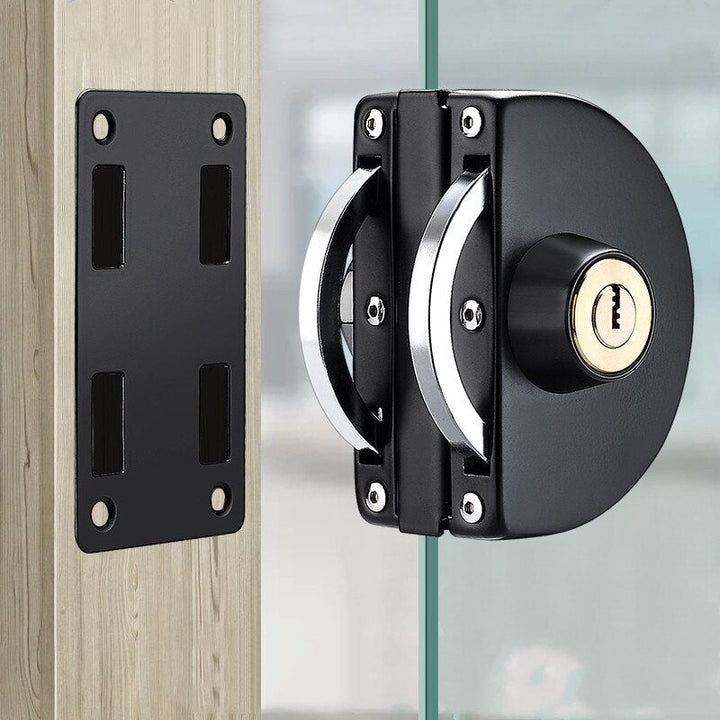 Lisslune | Sliding Door Stainless Steel Safety Glass Door Lock