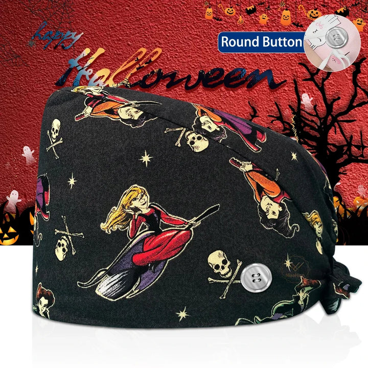 Lisslune | Surgical Skull Print Apron with Adjustable Design and Button