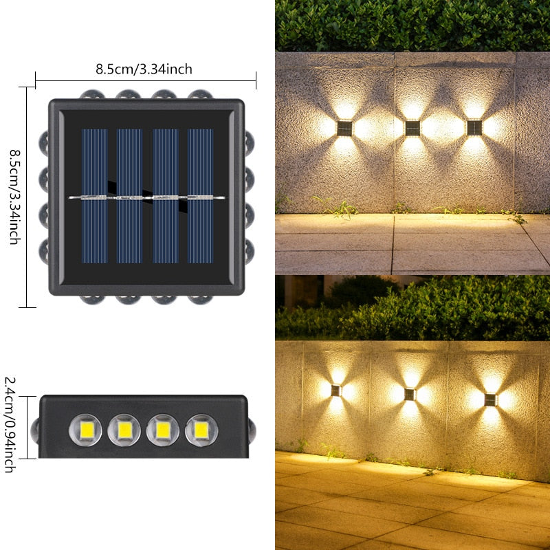 Lisslune | SolarVibe – Sustainable Solar Wall Light for Modern Outdoors