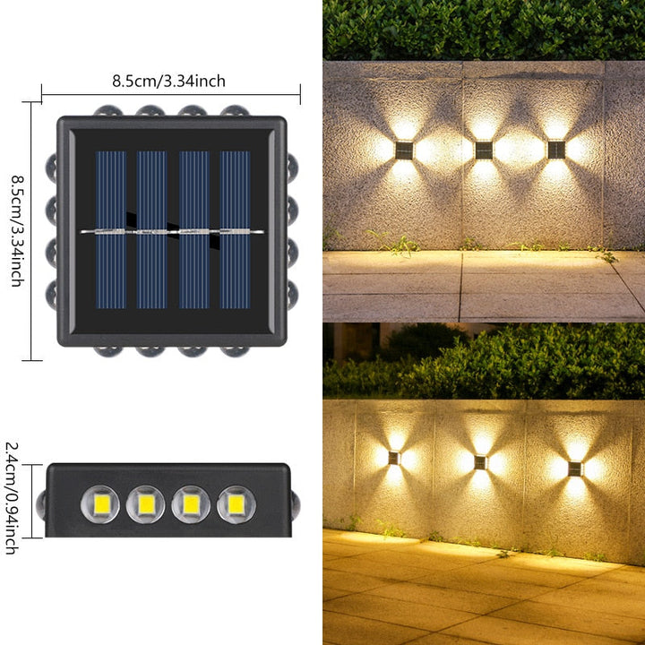 Lisslune | SolarVibe – Sustainable Solar Wall Light for Modern Outdoors