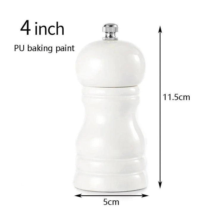 Lisslune | Elegant adjustable salt and pepper mill set made of solid wood for outdoor dining