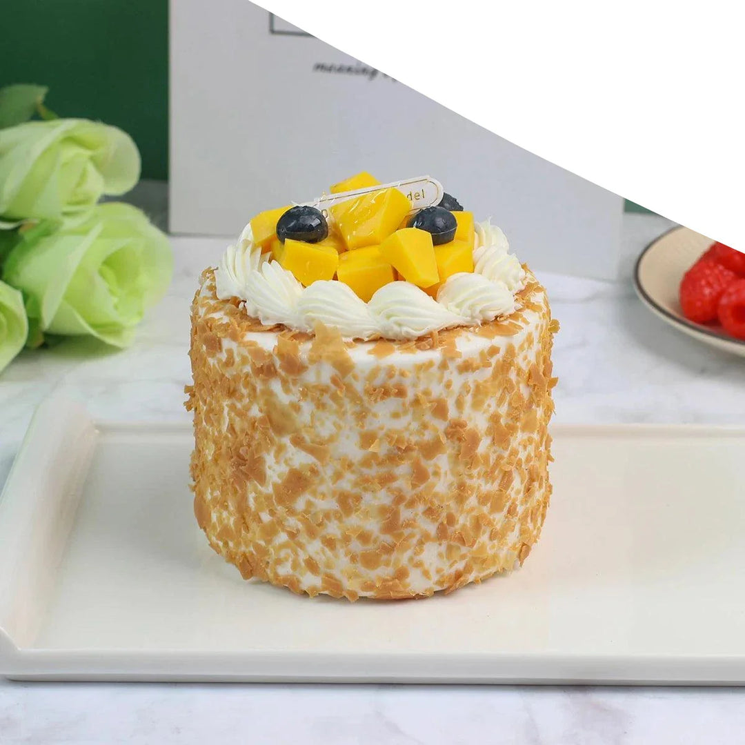 Lisslune | Realistic Artificial Sea Salt Room Cake Model - Ideal for Events, Home Decor, and Restaurant Displays