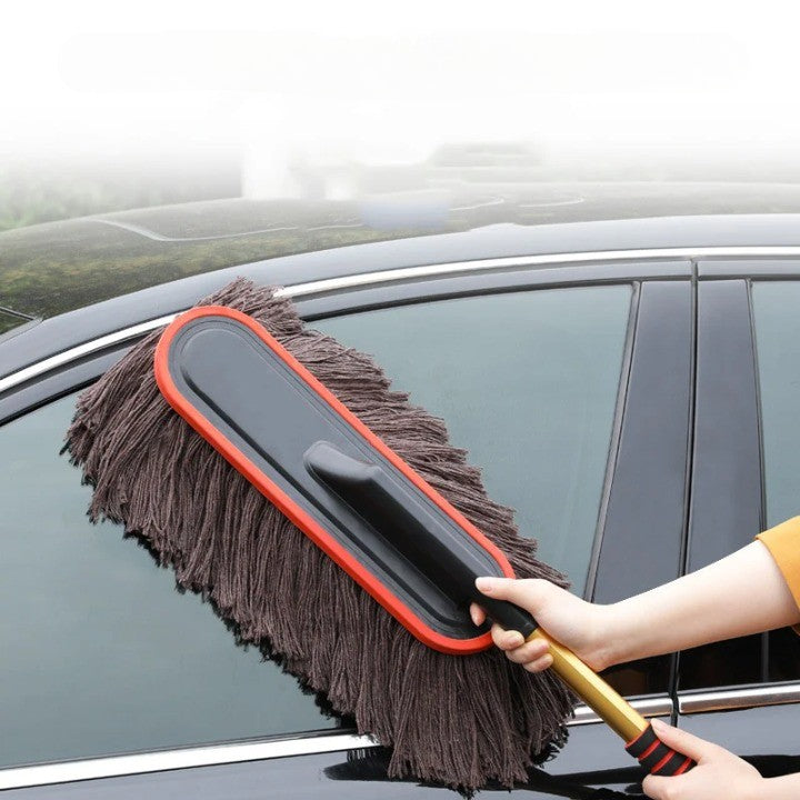 Lisslune | Auto Clean Telescopic Microfiber Dust Removal Brush for