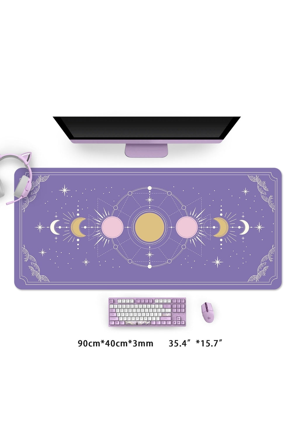 Lisslune | Moon Phases Desk Pad
