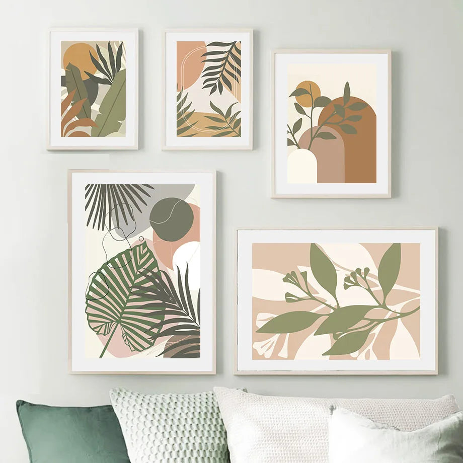 Lisslune | Monstera leaf canvas poster