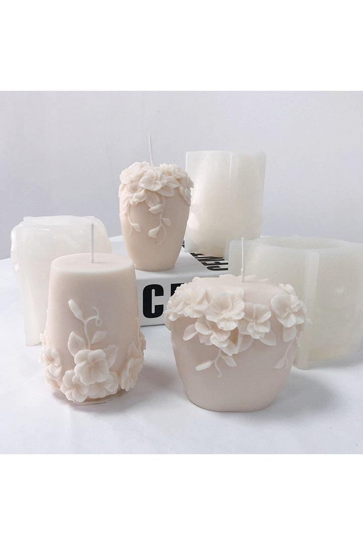 Lisslune | Rattan Flower Candle Shape