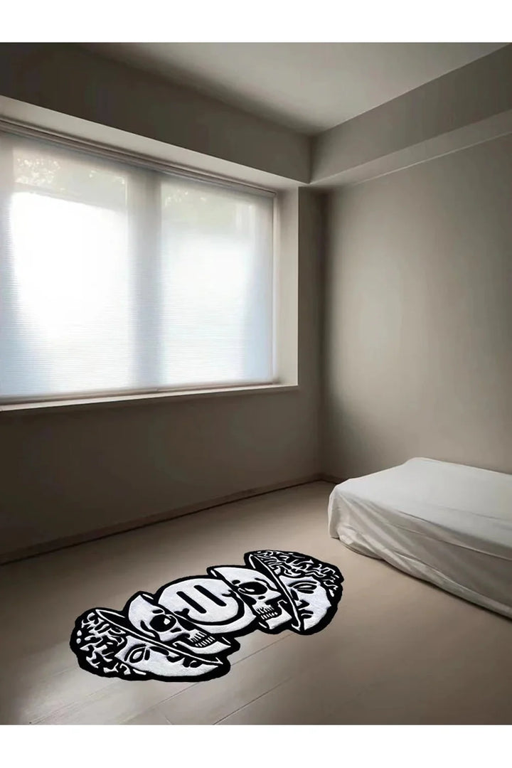 Lisslune | Skull Black Carpet