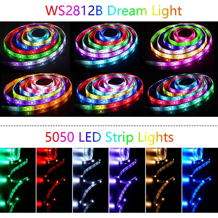 Lisslune | 1M-20M RGB LED Light Strip 5V LED