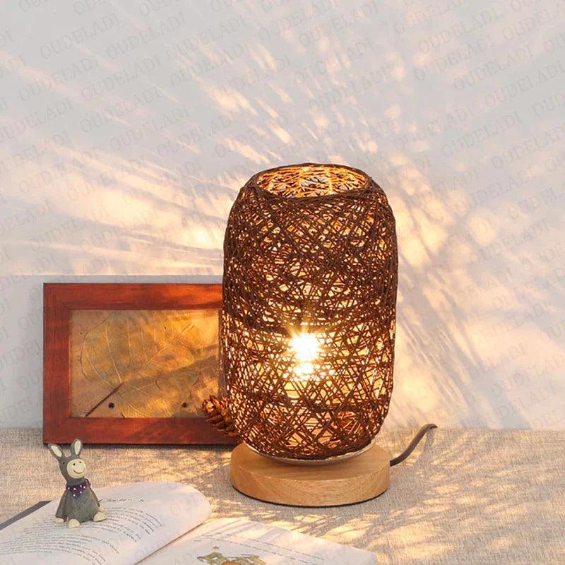 Lisslune | WoodLuxe - Rattan-Inspired Table Light