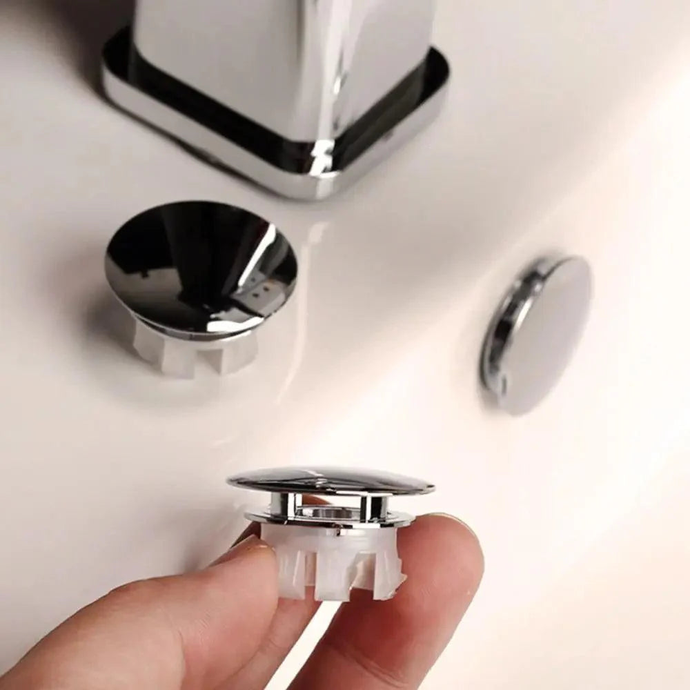 Lisslune | Chic Copper Sink Overflow Cover Plate - Durable Anti-Corrosion Solution
