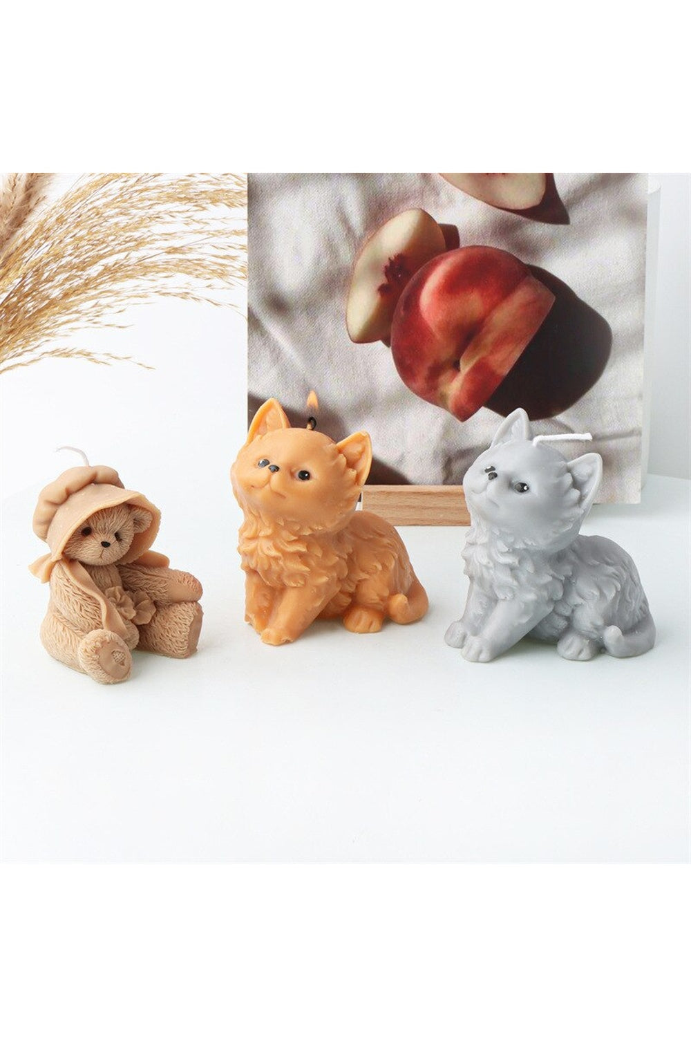 Lisslune | & Bear Gypsum Candle Mold