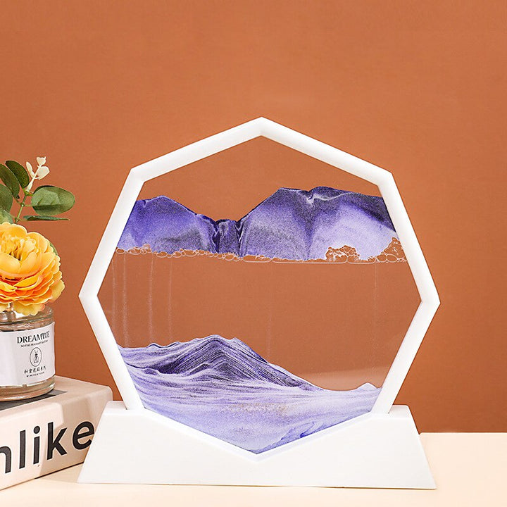 Lisslune | Deep Sea Flowing Hexagon Sand Decor