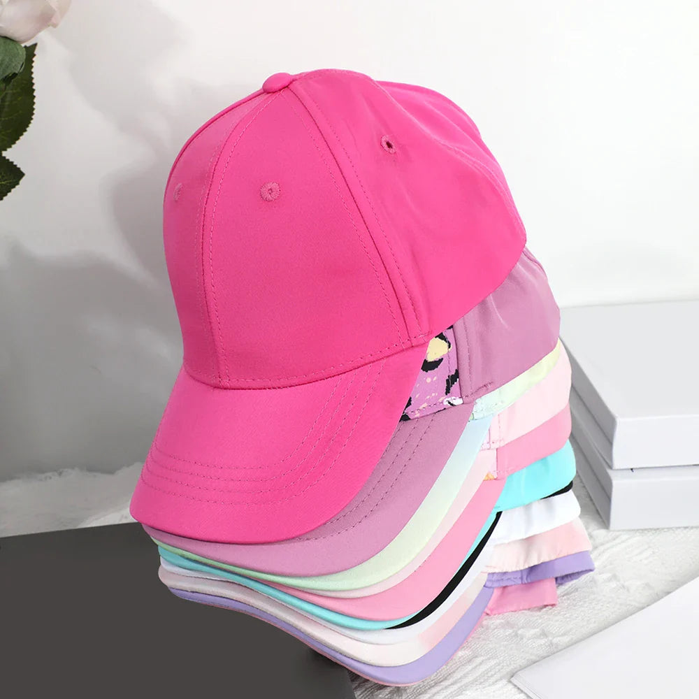 Lisslune | Kids Baseball Cap with Hole for Ponytail