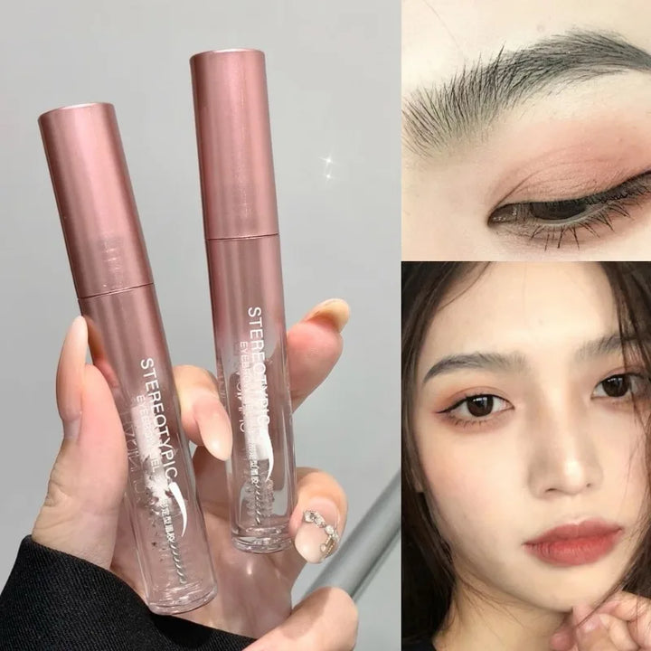 Lisslune | Augenbrauen Styling Gel Transparent Flüssige Pomade Augenbrauen Styling Seife Wachs Fixierer mit Bürste für Augenbrauen Kosmetik Makeup Augenbrauen Gel