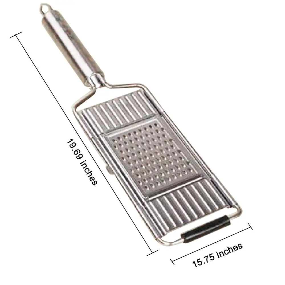 Lisslune | Stainless Steel Chopper Cutter Grater | Portable Handheld Vegetable Slicer | Easy to Clean Multifunctional Kitchen Tool