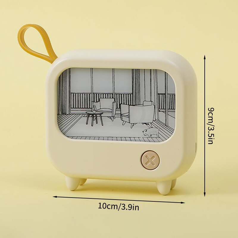 Lisslune | Mini Art TV Painting Decor Night Lamp