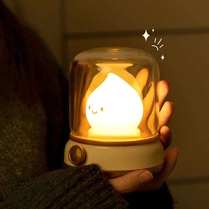 Lisslune | FlameFlicker - Mini rechargeable table lamp with glow effect