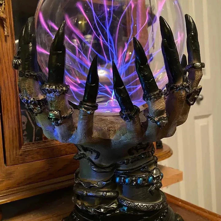 Lisslune | DarkEnergy - Mystical Sphere Lamp with Gothic Hand