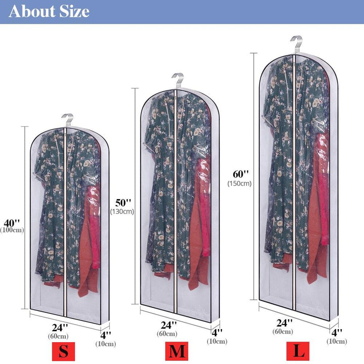 Lisslune | 5-piece 3D clothing protection set - The ultimate solution for wrinkle-free wardrobe organization