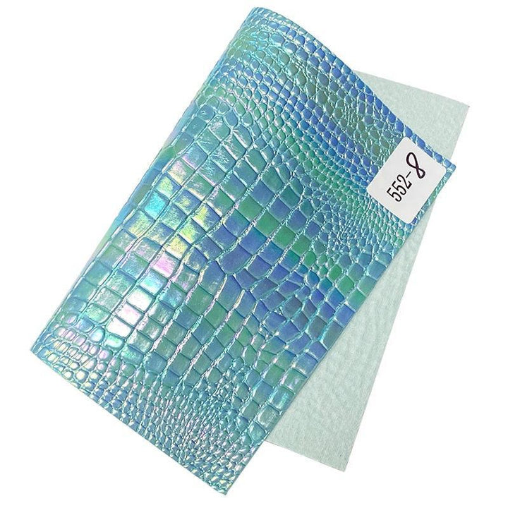 Lisslune | Lively Metallic Crocodile Texture Synthetic Leather Craft Kit