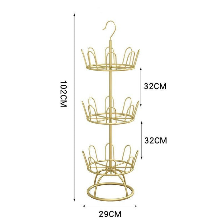 Lisslune | Circular Space Saving Shoe Rack Organizer