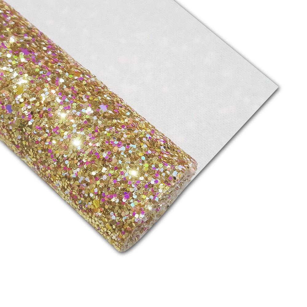Lisslune | Glamorous Gold Synthetic Leather Craft Roll - Essential for Creative Projects