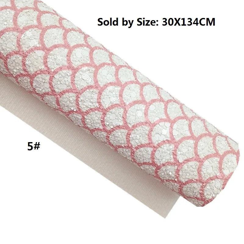 Lisslune | Mermaid Sparkle Vinyl Craft Kit - Heart, Flower and Checkered Pattern Collection