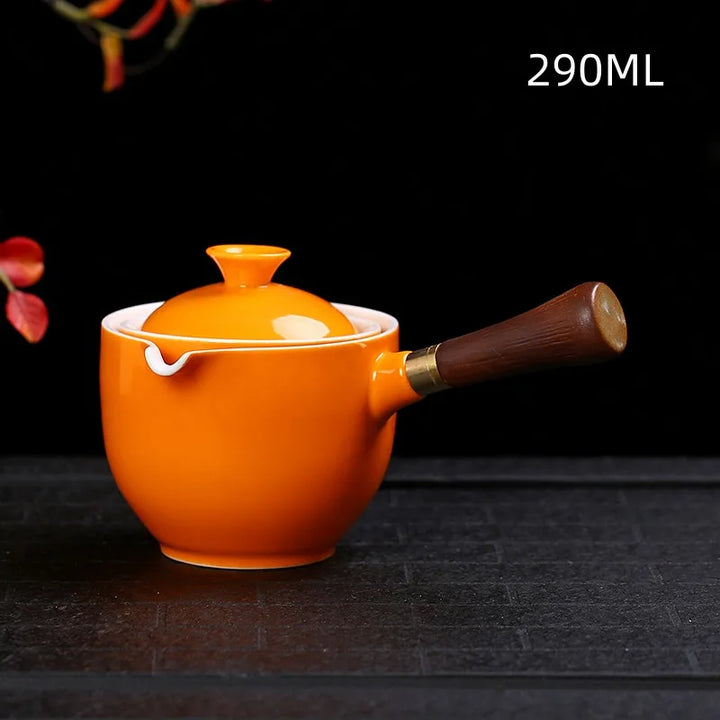 Lisslune | Traditional Harmony Ceramic Rotating Teapot
