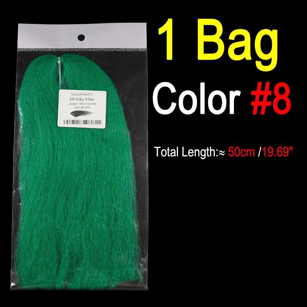 Lisslune | Vivid Synthetic Hair Fly Tying Material - High-Quality Fiber for Authentic Fly Designs