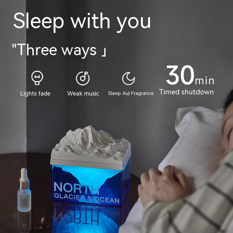 Lisslune | Iceberg Aromatherapy Bluetooth Speaker Night Lamp