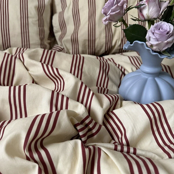 Rynx | Bedding duvet cover stripes boys girls twin queen size duvet cover pillowcase bedding adult fashion home textiles Nordic sling