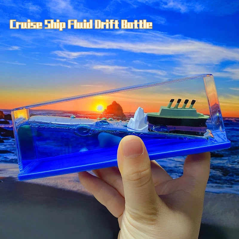 Lisslune | Cruise Ship Drift Glass Bottle