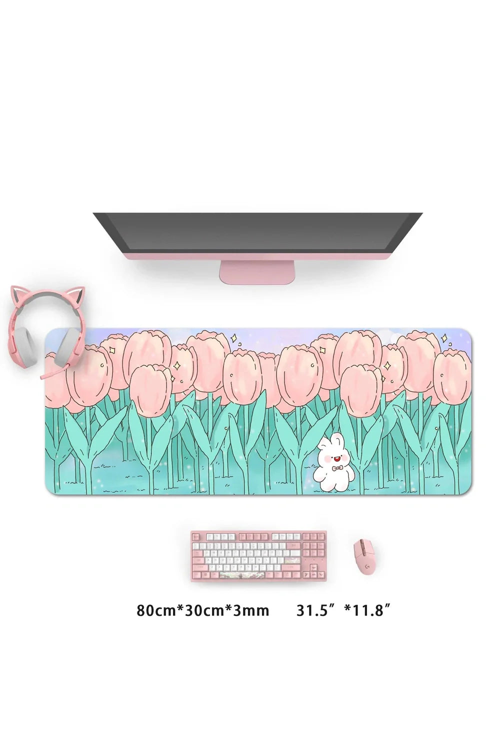 Lisslune | Tulip Desk Mat