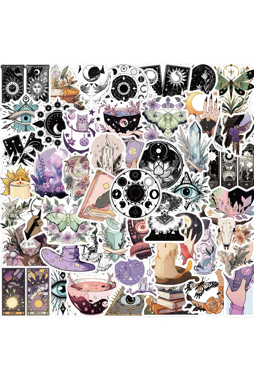 Lisslune | Witch Crystal Tarot Sticker