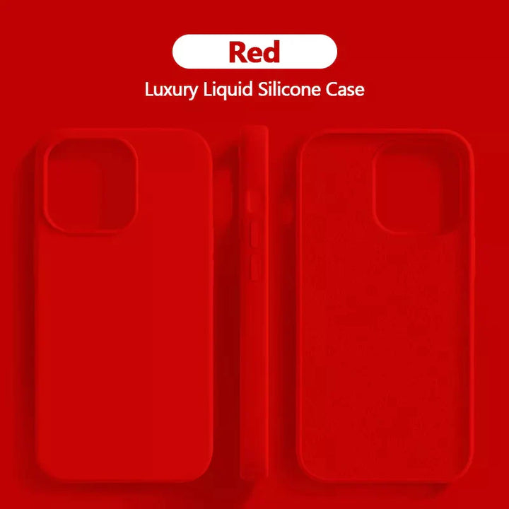 Lisslune | Liquid silicone case shockproof for iPhone 15 14 13