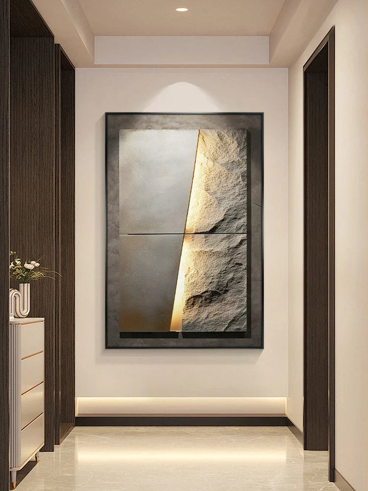 Lisslune | New Rock Texture Led Porcelain Wall Lamp