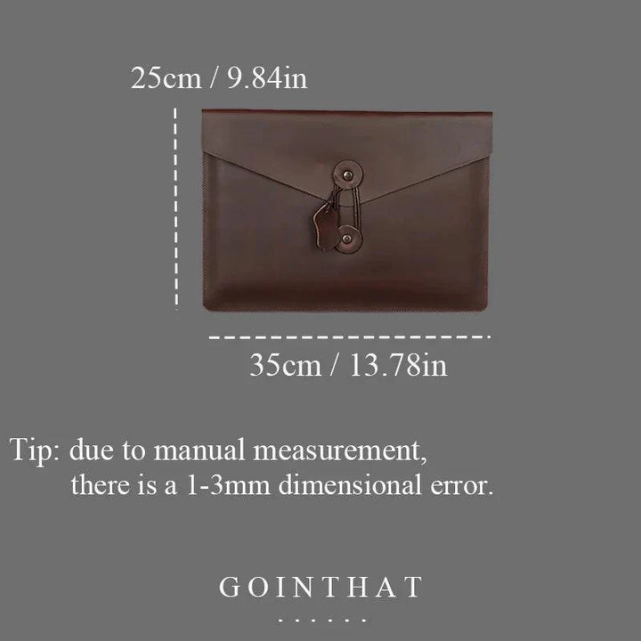 Lisslune | Elegant Leather Laptop Case for the Modern Working Woman