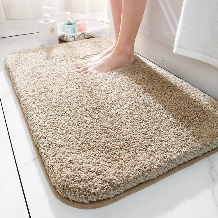 Lisslune | SoftStep Luxury Bath Mat – Extra Thick Microfiber Mat with Non-Slip and High Absorption