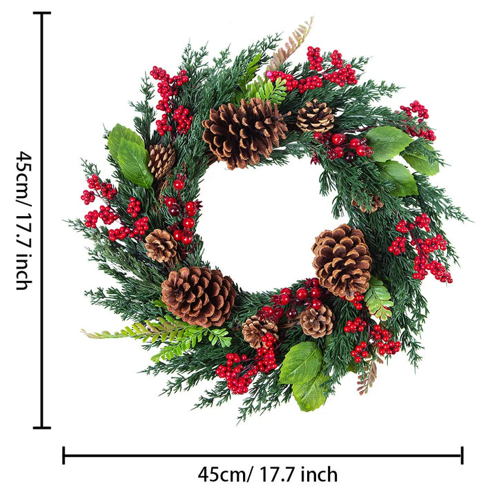 Lisslune | Red Berry Christmas Wreaths