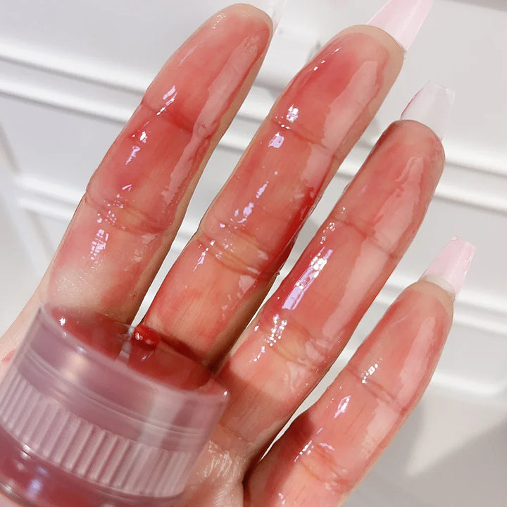 Rynx | Korean Mirror Lip Glaze Waterproof Non-stick Cup Lip Gloss Sexy Red Liquid Lipstick Long-lasting Moisturizing Natural Lip Makeup