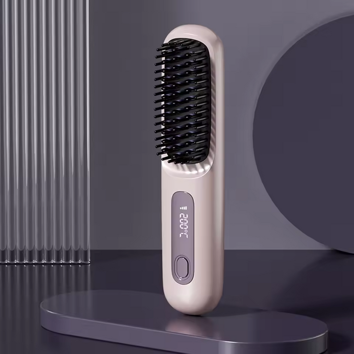 Lisslune | Portable Hair Styling Brush | Smooth & Healthy Hair Anytime, Anywhere