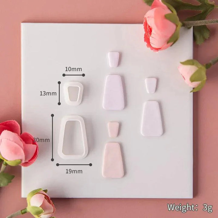 Lisslune | Geometric Elegance Polymer Clay Cutting Tools - Essential for Creative Makers